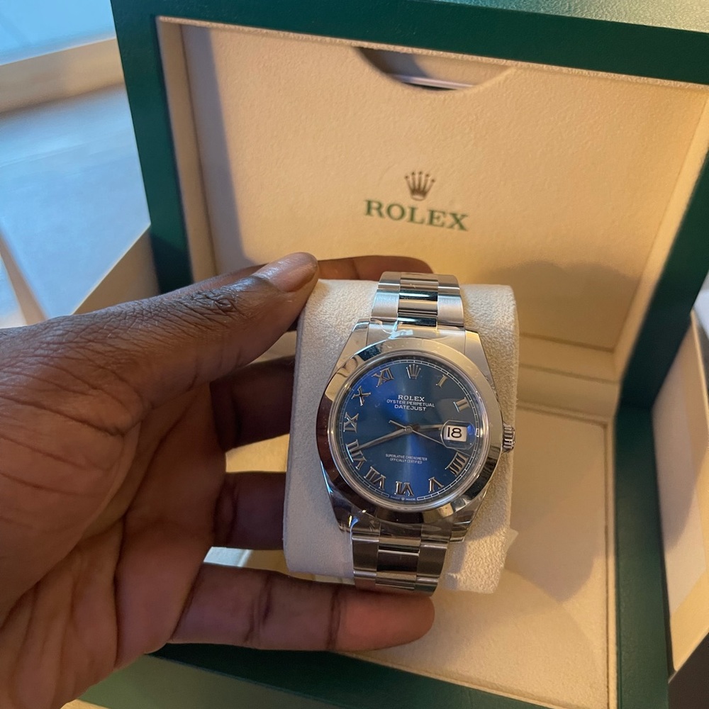 BRAND NEW!!Rolex Datejust 41 Blue dial